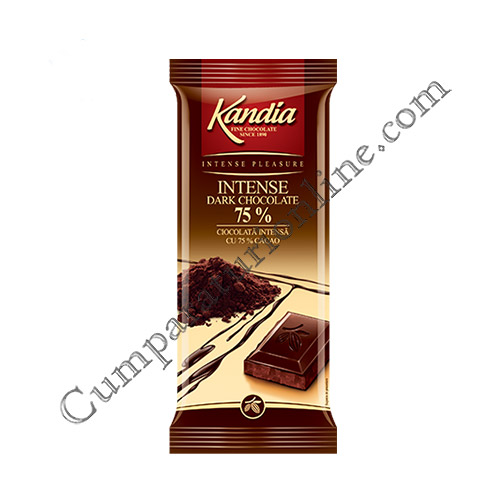 Tableta ciocolata amaruie cu 70% cacao Kandia 80 gr.